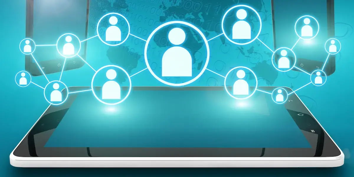 graphic of connecting people