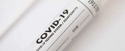 covid-19 test vial