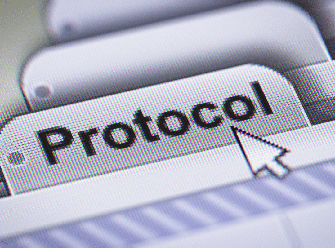 protocol tab on computer interface with cursor hovering over it