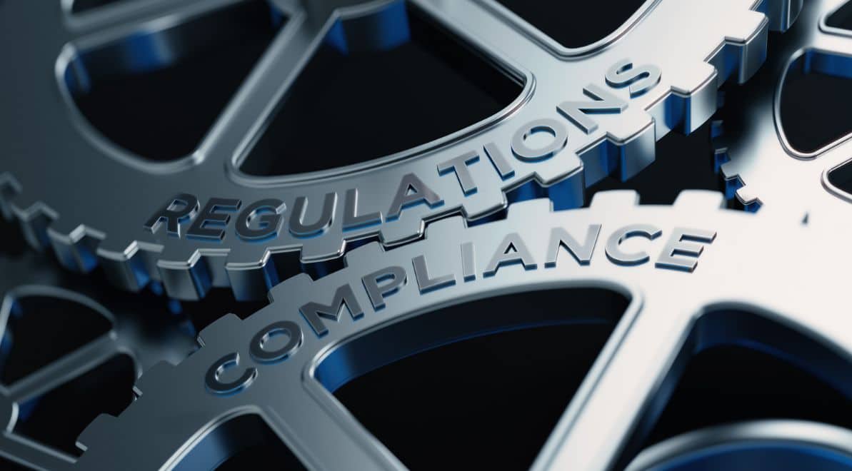 gears representing regulations and compliance