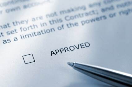 pen next to approval checkbox