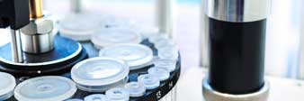vials in machine