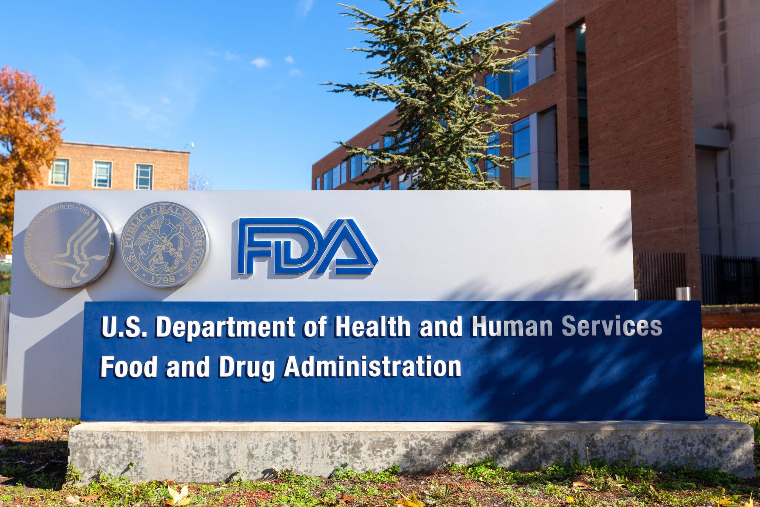 FDA department sign