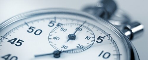 close-up of gauge